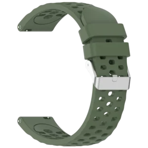 Amazfit Silikonový řemínek 20 mm (tmavě zelená) - Active 3 Premium